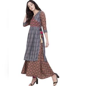 Sabhyata Lagenlook Apron Dress XL Boho Bohemian Hippie India